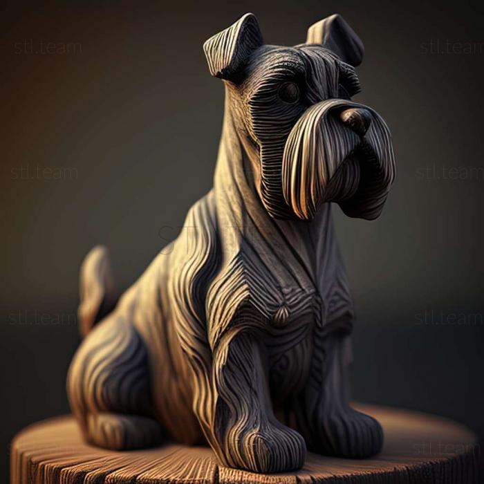 Zwergschnauzer dog